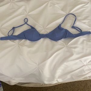 Blue underwire Bikini Top NWOT